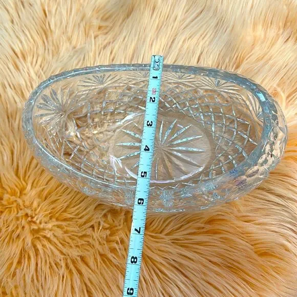 Crystal Decorative Bowl Home Decor NEW! - Picture 6 of 8